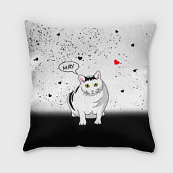 Подушка квадратная CAT LOVE
