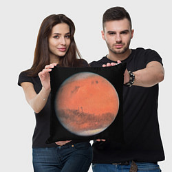 Подушка квадратная Красная планета Марс, цвет: 3D-принт — фото 2