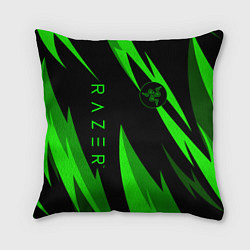 Подушка квадратная RAZER GREEN