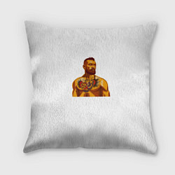 Подушка квадратная Конор МакГрегор - чемпион UFC в двух весах, цвет: 3D-принт