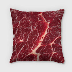 Подушка квадратная Свежее мясо, цвет: 3D-принт