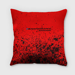 Подушка квадратная БМВ Autosport Краски, цвет: 3D-принт