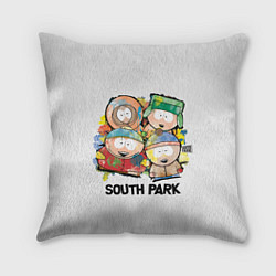 Подушка квадратная South Park - Южный парк краски