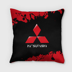 Подушка квадратная MITSUBISHI Mitsubishi Краски, цвет: 3D-принт