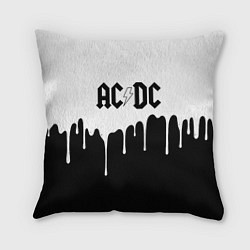 Подушка квадратная ACDC подтёки