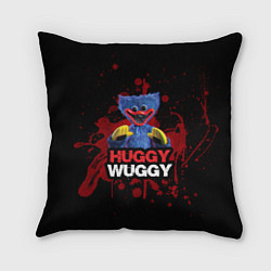 Подушка квадратная 3D Хаги ваги Huggy Wuggy Poppy Playtime, цвет: 3D-принт