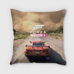 Подушка квадратная Forza Horizon 5 Игра, цвет: 3D-принт