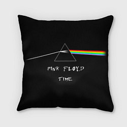 Подушка квадратная PINK FLOYD TIME ПИНК ФЛОЙД ЛОГОТИП