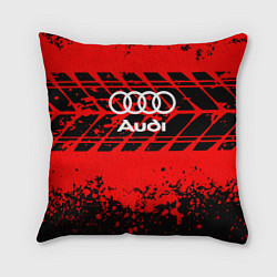 Подушка квадратная Audi шины, цвет: 3D-принт