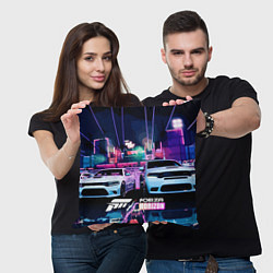 Подушка квадратная Froza Horizon NEW Топ, цвет: 3D-принт — фото 2