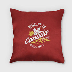 Подушка квадратная Канада Canada