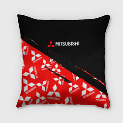 Подушка квадратная Mitsubishi - Диагональ паттерн, цвет: 3D-принт
