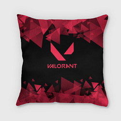 Подушка квадратная Valorant - Геометрия, цвет: 3D-принт