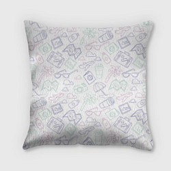 Подушка квадратная Все! Еду в отпуск!