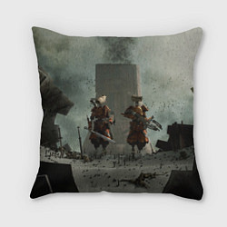 Подушка квадратная Skeleton warriors