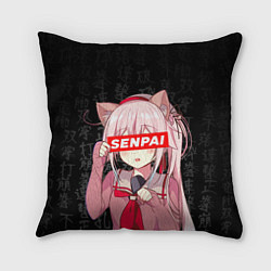 Подушка квадратная Senpai, Anime Неко тян, цвет: 3D-принт