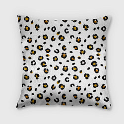 Подушка квадратная Пятна леопарда leopard spots, цвет: 3D-принт
