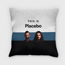 Подушка квадратная Плацебо Дуэт, цвет: 3D-принт