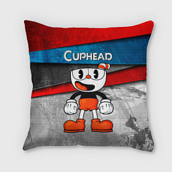 Подушка квадратная Cuphead Красная чашечка