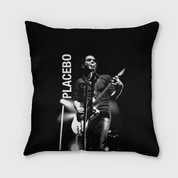 Подушка квадратная Placebo Пласибо рок-группа, цвет: 3D-принт
