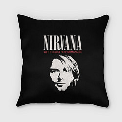 Подушка квадратная NIRVANA Kurt Cobain