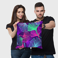 Подушка квадратная Neon color pattern Fashion 2023, цвет: 3D-принт — фото 2