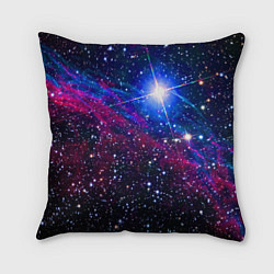 Подушка квадратная Открытый космос Star Neon