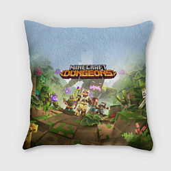 Подушка квадратная Minecraft Dungeons Heroes Video game