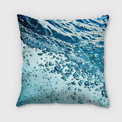 Подушка квадратная Wave Pacific ocean, цвет: 3D-принт
