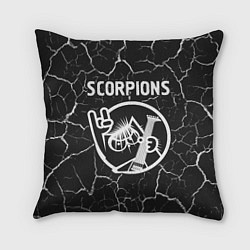 Подушка квадратная Scorpions КОТ Трещины