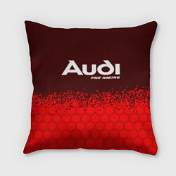 Подушка квадратная АУДИ Pro Racing Спрей, цвет: 3D-принт