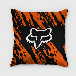 Подушка квадратная FOX MOTOCROSS ORANGE