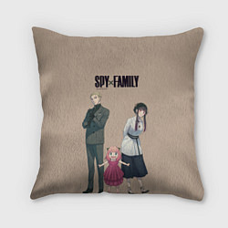 Подушка квадратная Spy x Family Семья шпиона
