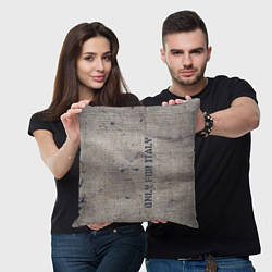 Подушка квадратная Only for Italy Мешковина Авангард Hype, цвет: 3D-принт — фото 2