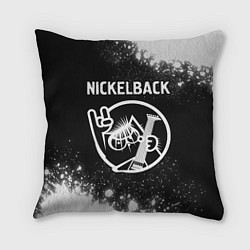 Подушка квадратная Nickelback КОТ Брызги