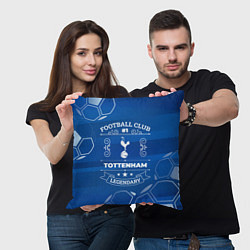 Подушка квадратная Tottenham FC 1, цвет: 3D-принт — фото 2