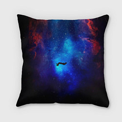 Подушка квадратная Потерянный человек в космосе, цвет: 3D-принт