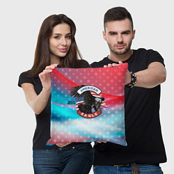 Подушка квадратная Американский орел USA, цвет: 3D-принт — фото 2