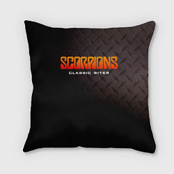 Подушка квадратная Classic Bites - Scorpions, цвет: 3D-принт