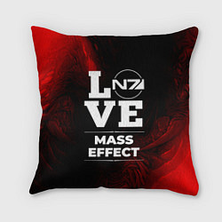Подушка квадратная Mass Effect Love Классика, цвет: 3D-принт
