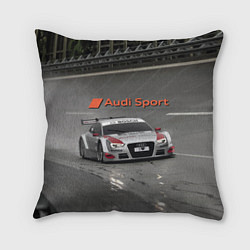 Подушка квадратная Audi Sport Racing Team Short Track Car Racing Авто, цвет: 3D-принт