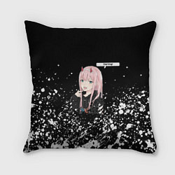 Подушка квадратная ZERO TWO DARLING