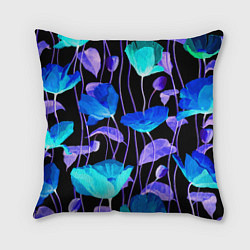 Подушка квадратная Авангардный цветочный паттерн Fashion trend, цвет: 3D-принт