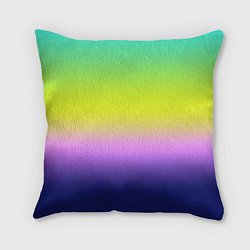 Подушка квадратная Разноцветный размытый фон градиент