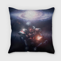 Подушка квадратная Mass Effect Shepard