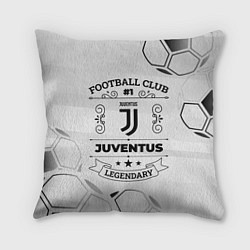 Подушка квадратная Juventus Football Club Number 1 Legendary, цвет: 3D-принт