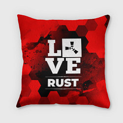 Подушка квадратная Rust Love Классика