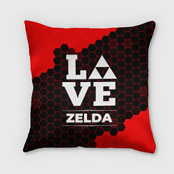 Подушка квадратная Zelda Love Классика, цвет: 3D-принт