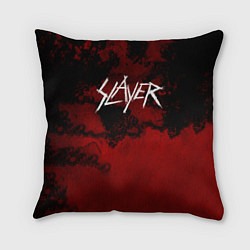 Подушка квадратная World Painted Blood - Slayer, цвет: 3D-принт