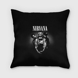 Подушка квадратная Nirvana рок-группа